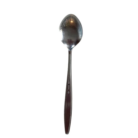 Stainless Steel Soup Spoon With Etched Design By New Essentials - 6.5 Inches - Picture 2 of 4